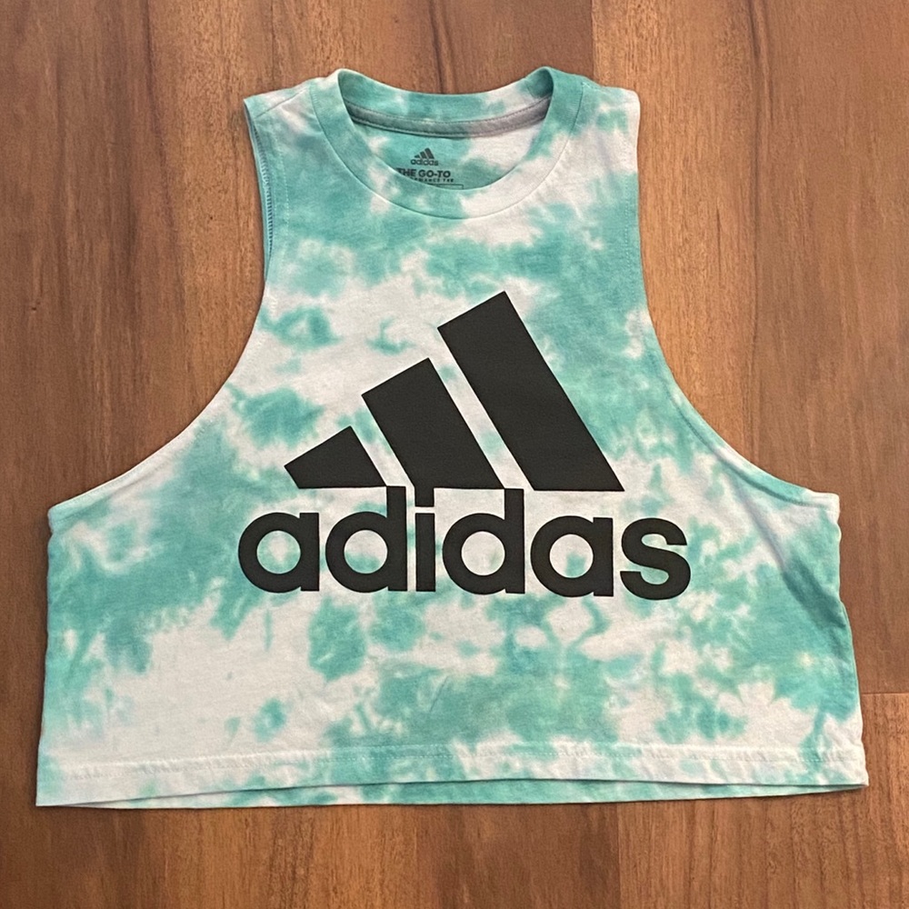 Adidas Tie Dye Crop Top